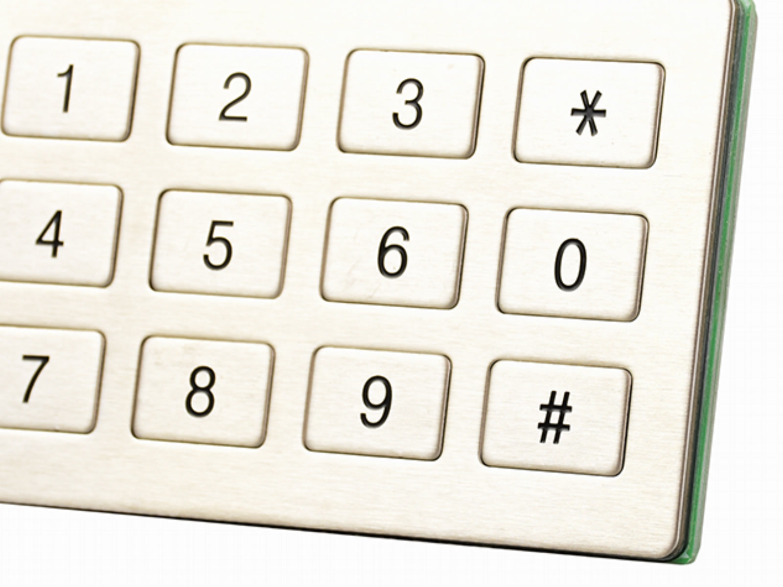 Stainless steel metal keypad crop for outdoor terminal replacement and sealing review