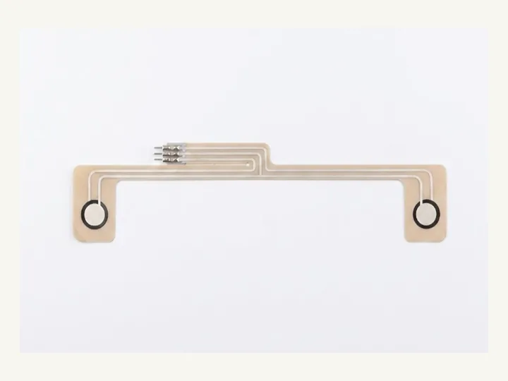 Custom force-sensitive resistor sensor with printed conductive traces and contact pads